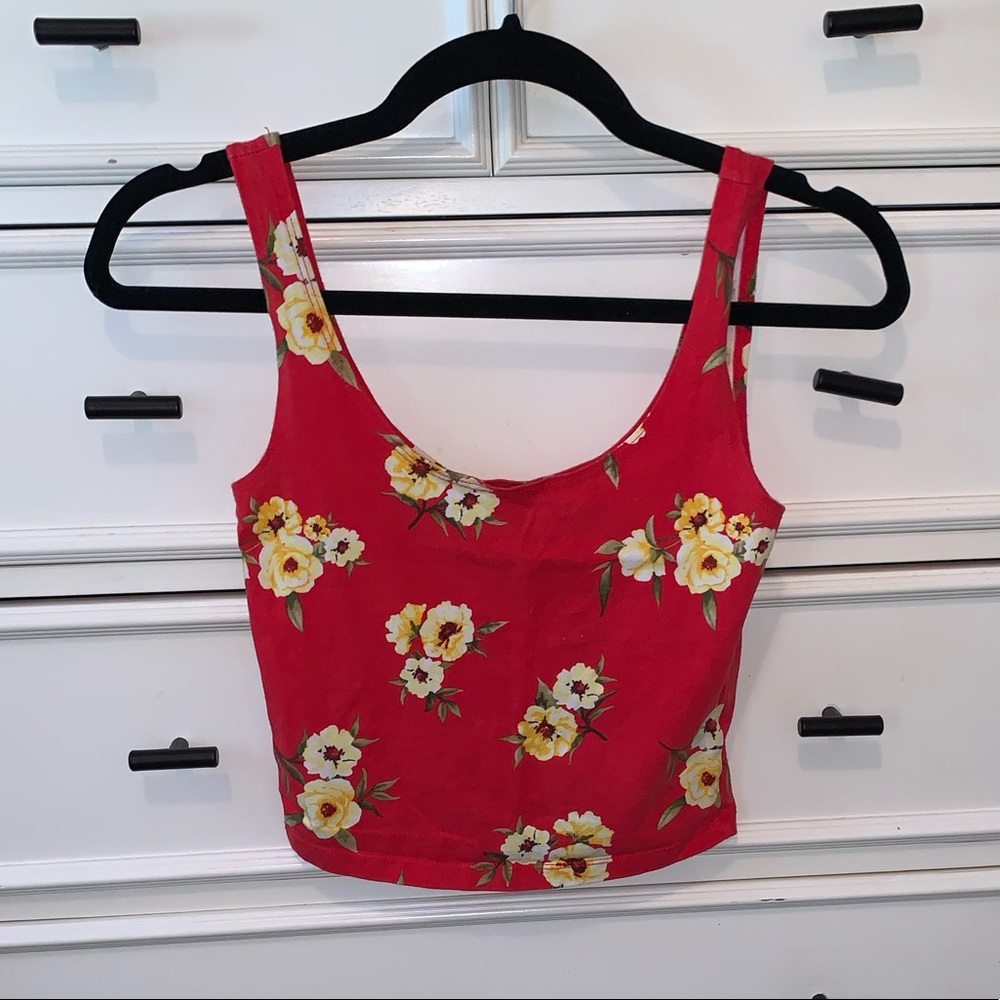Forever 21 Floral Crop Top